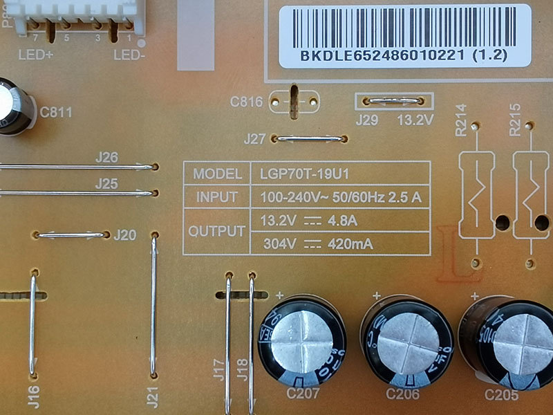   LGP70T-19U1, EAY65248601, B12J078601