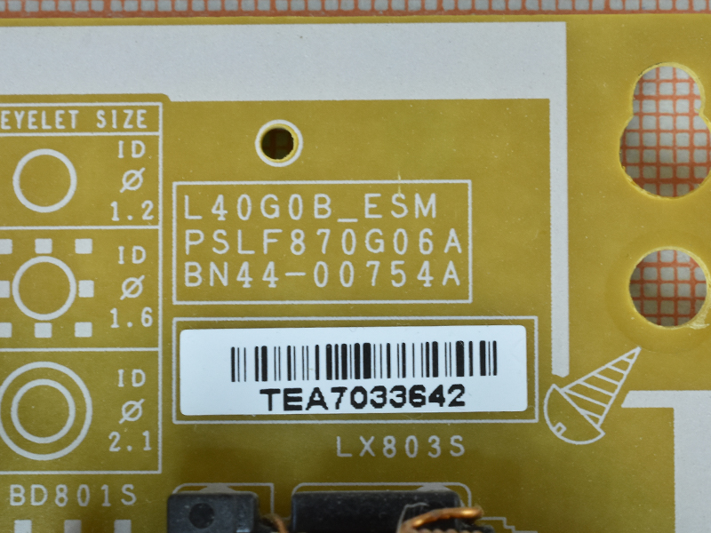 ���� ������� BN44-00754A, PSLF870G06A, L40G0B ESM