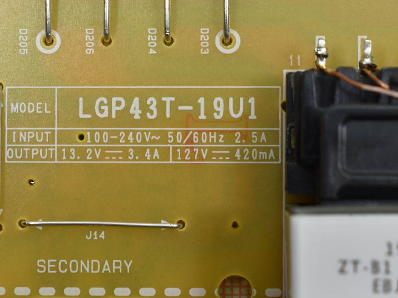 ���� ������� EAX68304102 (1.0), EAY65170108, LGP43T-19U1