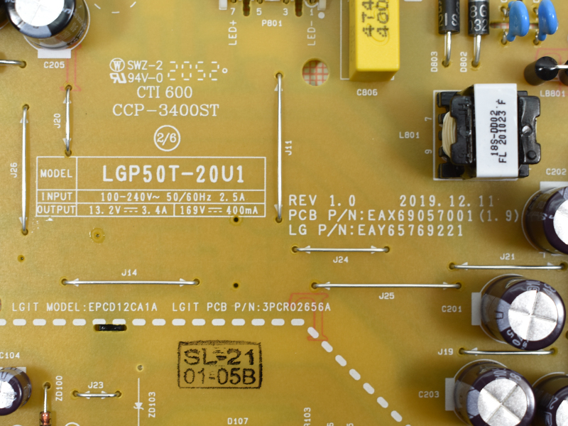 ���� ������� EAX69057001 (1.9)  LGP50T-20U1