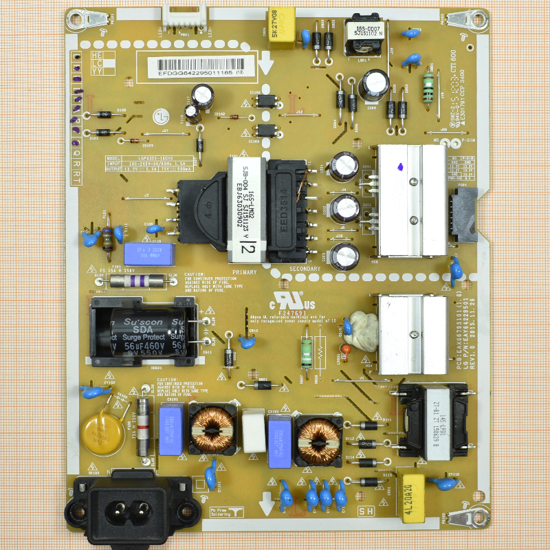   EAX66793101 (1.6), EAY64229501, LGP43DI-16CH1