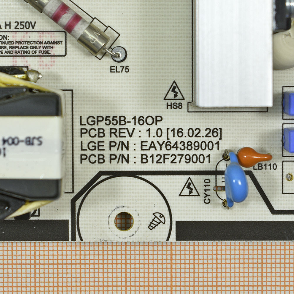   LGP55B-160P, EAY64389001, B12F279001