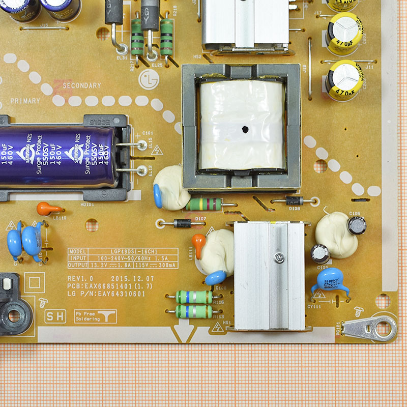 ���� ������� EAX66851401(1.7), LGP49DSI-16CH1