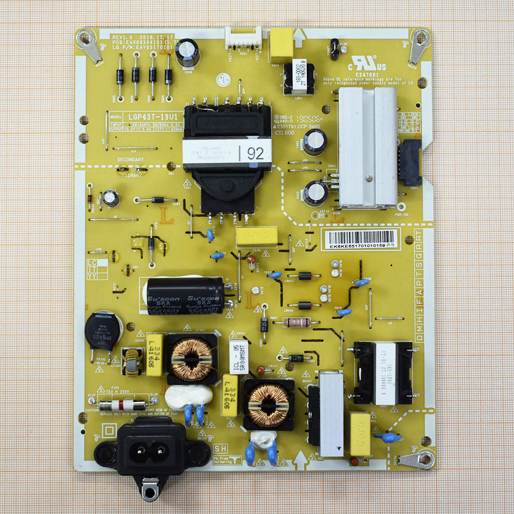 ���� ������� EAX68304101 (1.7), LGP43T-19U1