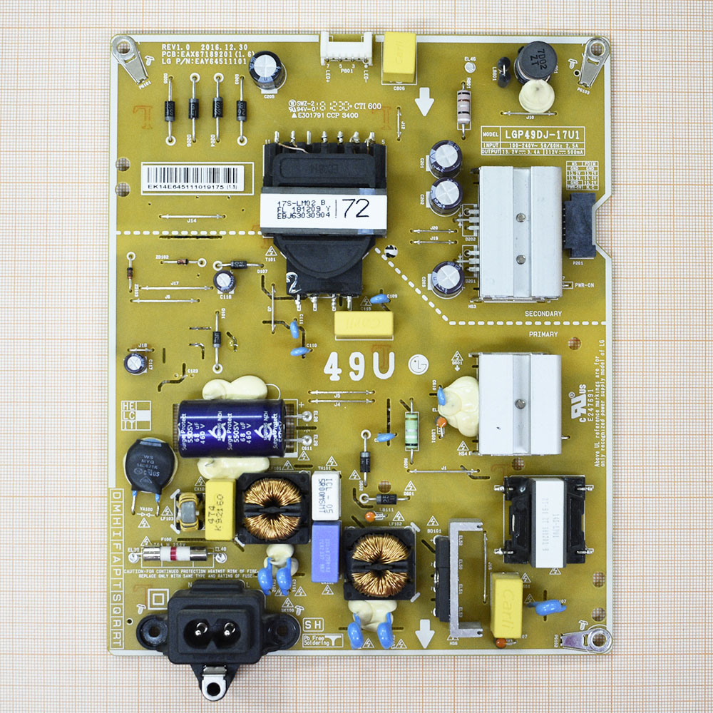 ���� ������� EAX67189201 (1.6), EAY64511101, LGP49DJ-17U1