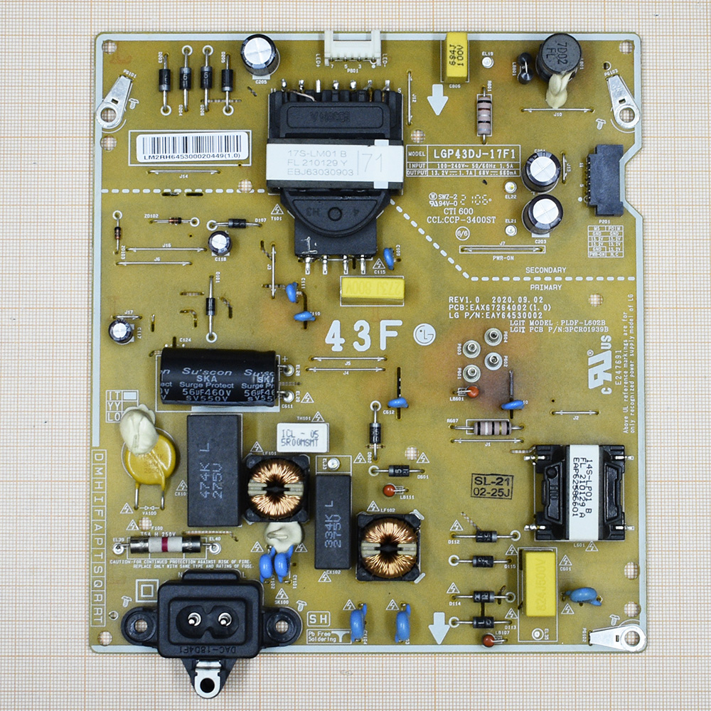 ���� ������� EAX67264002 (1.0), EAY64530002, LGP43DJ-17F1