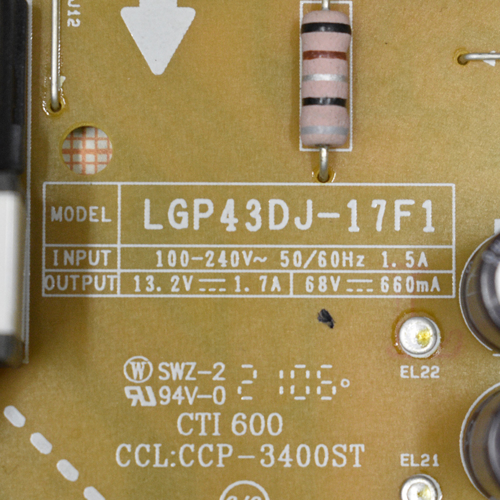 ���� ������� EAX67264002 (1.0), EAY64530002, LGP43DJ-17F1