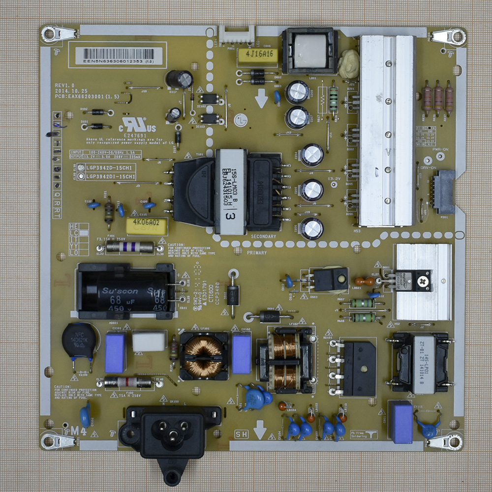   EAX66203001 (1.5) LGP3942D-15CH1