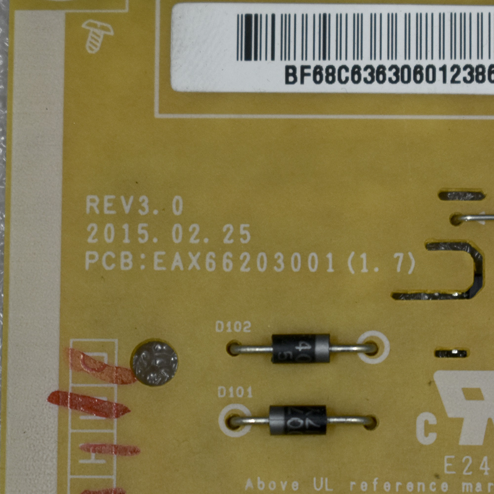   EAX66203001 (1.7) LGP3942D-15CH1