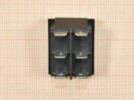 Выключатель одноклавишный широкий с зеленой индикаторной лампой, 15А, 250В Выключатель одноклавишный широкий с зеленой индикаторной лампой, 15А, 250В