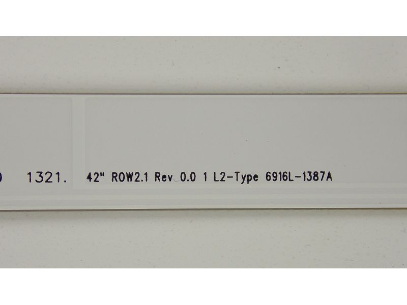 42 ROW2.1 Rev 0.0 1 L2-Type 6916L-1387A
