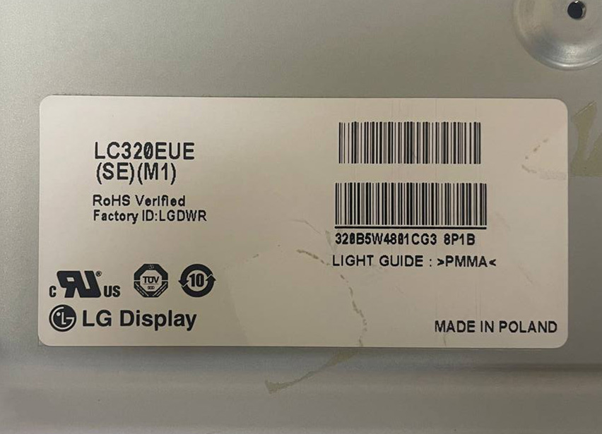 ������ � ����� LC320EUE-SEM1