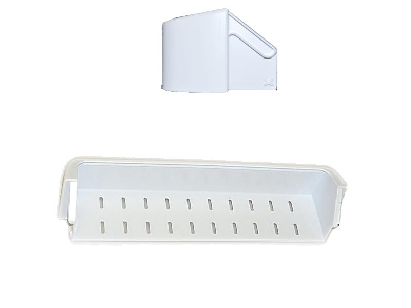 Балкон двери холодильника Ariston, Indesit, Stinol, нижний, белый, код 856004 Оригинал
