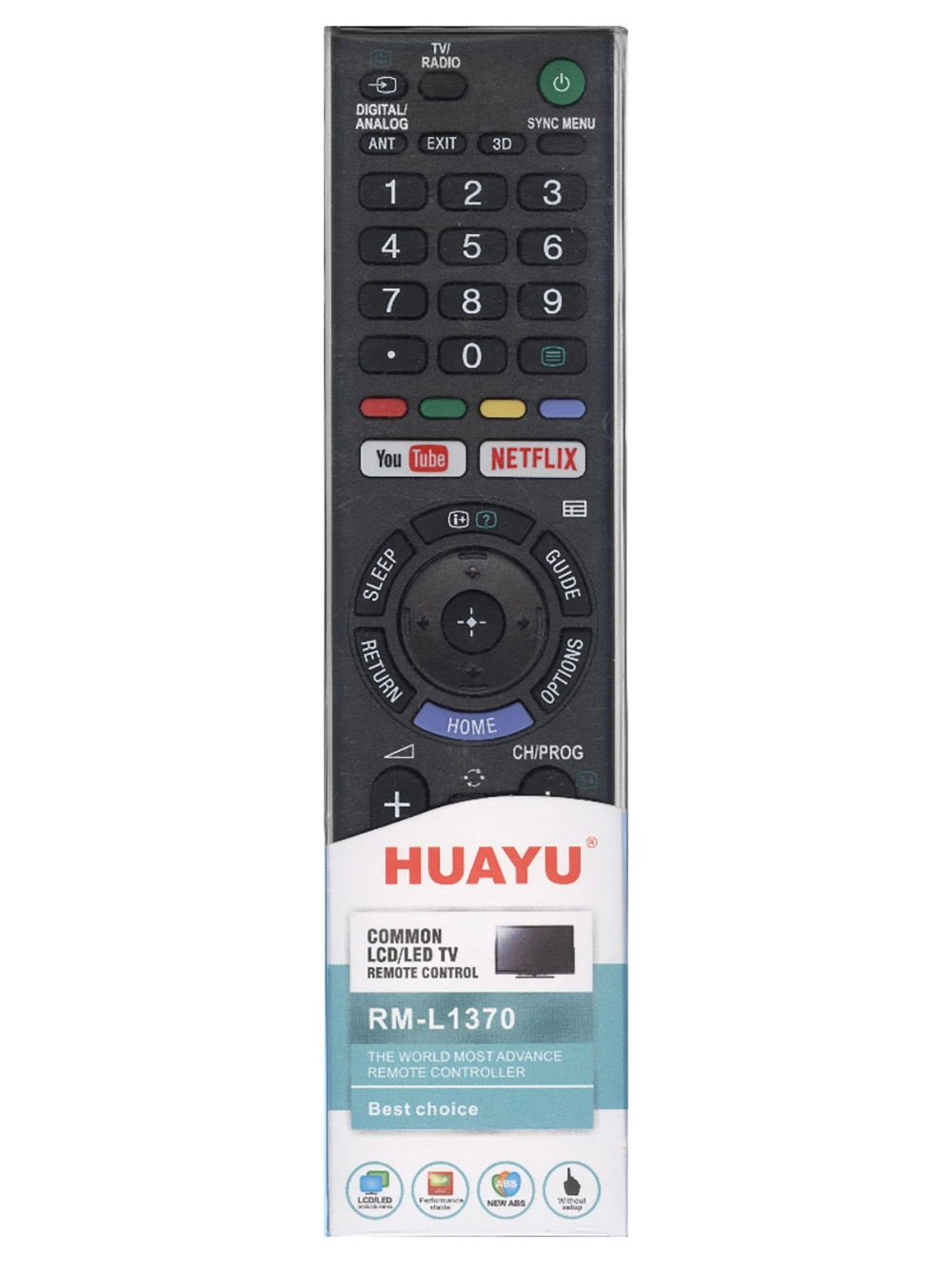 Пульт Huayu RM-L1370 для TV Sony Пульт Huayu RM-L1370 для TV Sony