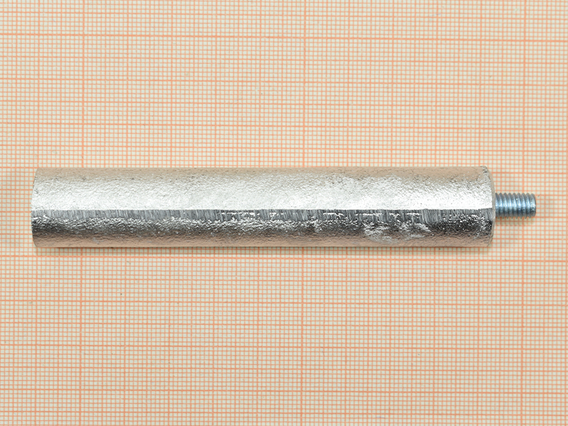 Анод магниевый M6, 110x20 мм, шпилька 10 мм