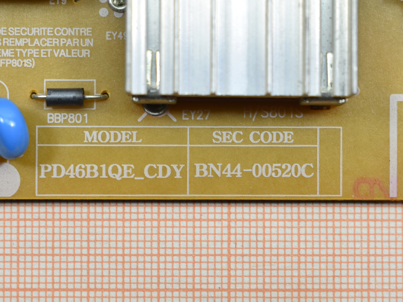   BN44-00520C, PD46B1QE_CDY, Samsung UE46ES6540S