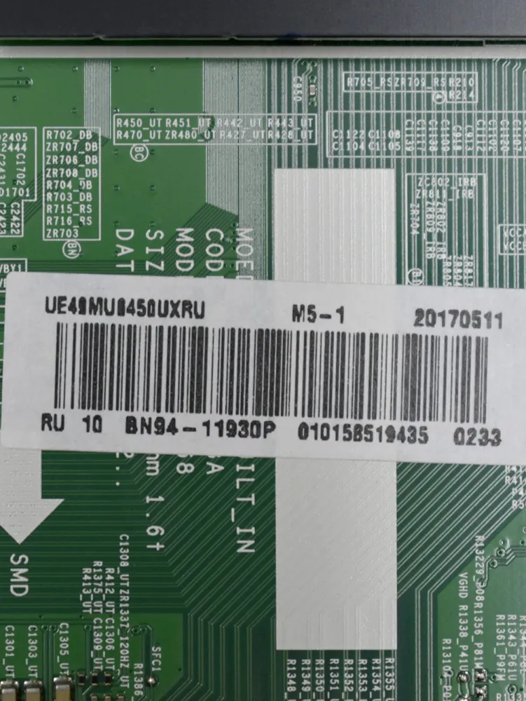 ������� ����� BN41-02568A, Samsung UE49MU6470U