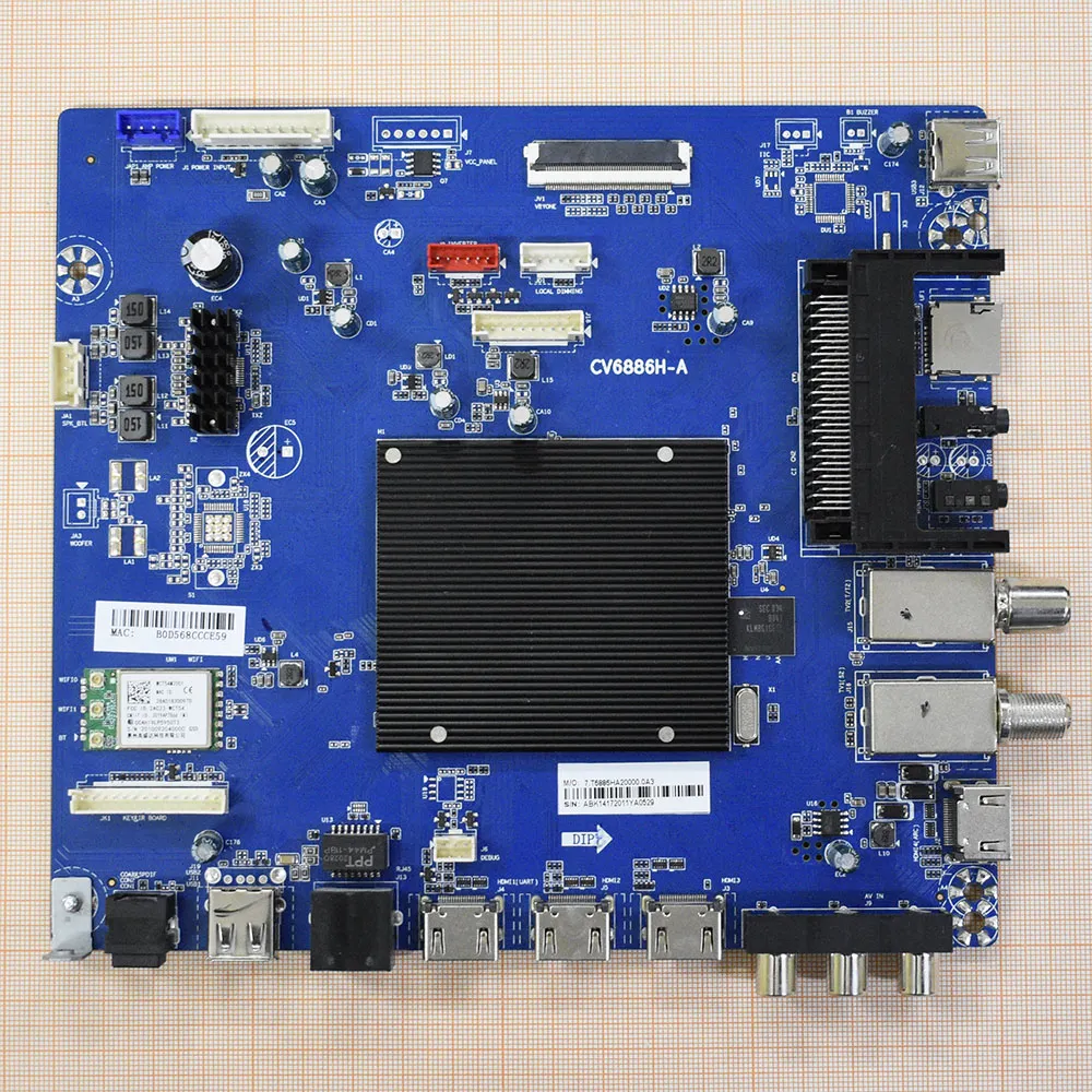 Главная плата CV6886H-A, Haier 50 Smart TV BX