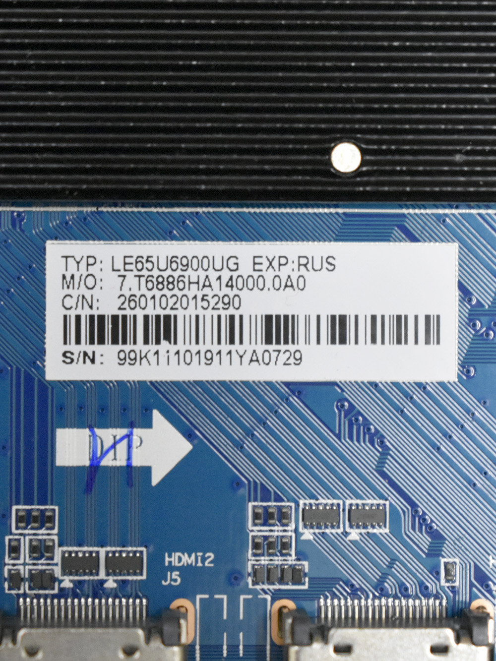   CV6886H-A, Haier LE65U6900UG