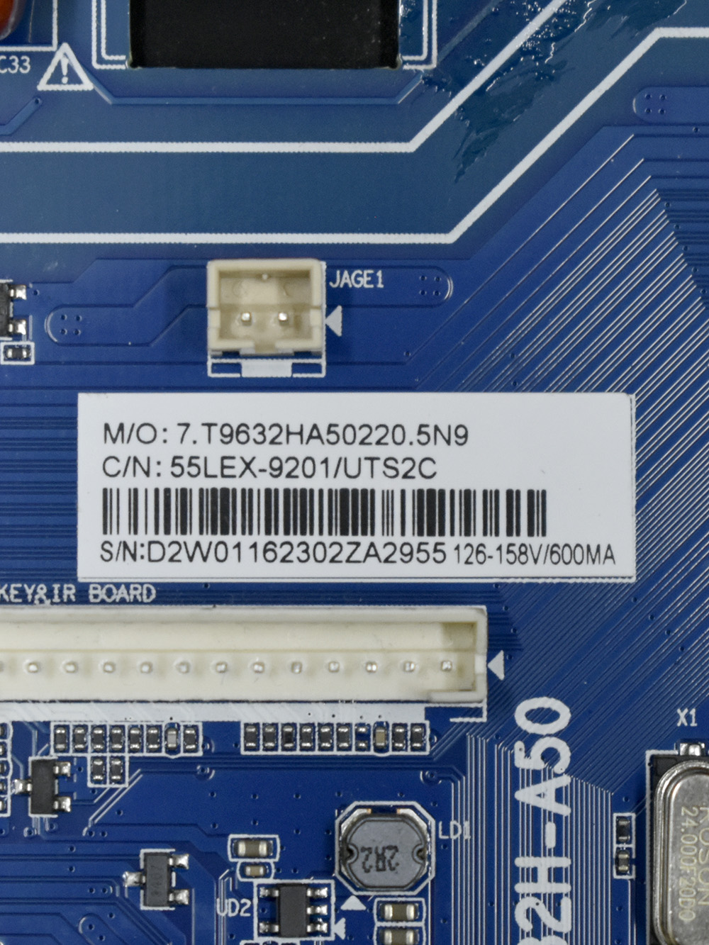 ������� ����� CV9632H-A50, BBK 55LEX-9201/UTS2C