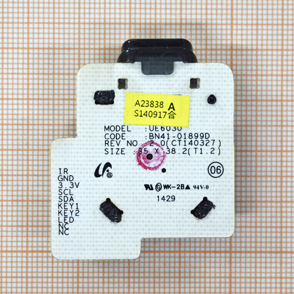 Модуль управления BN41-01899D UE6030 REV NO: 2.0 (CT140327) Модуль управления BN41-01899D UE6030 REV NO: 2.0 (CT140327)