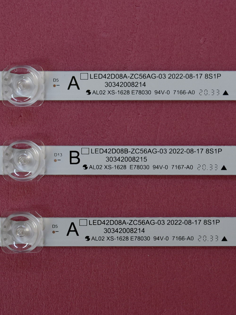 Комплект подсветки LED42D08A-ZC56AG-03, LED42D08B-ZC56G-03 Комплект подсветки LED42D08A-ZC56AG-03, LED42D08B-ZC56G-03