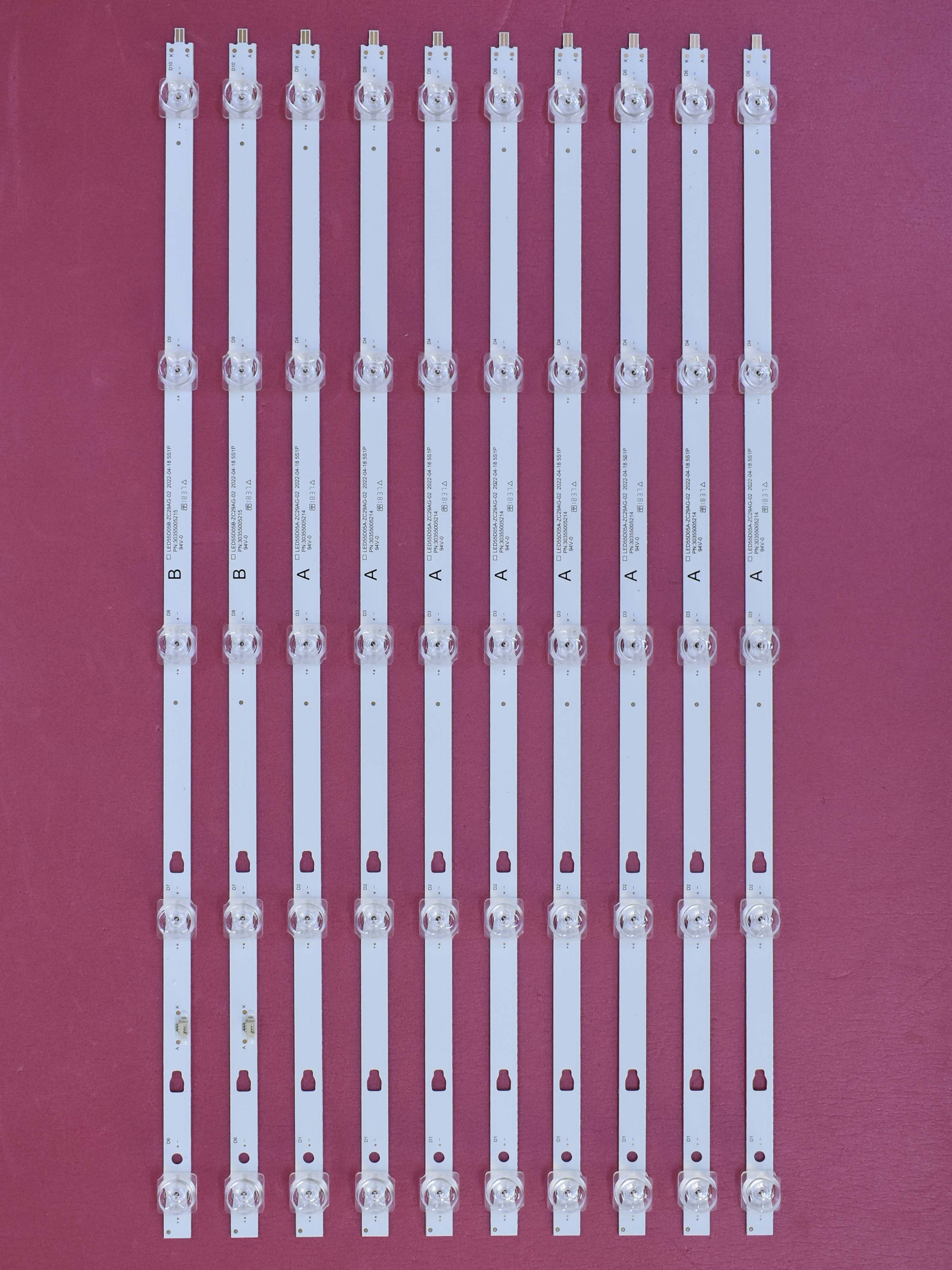 Комплект подсветки LED55D05A-ZC29AG-02C LED55D05B-ZC29AG-02C Комплект подсветки LED55D05A-ZC29AG-02C LED55D05B-ZC29AG-02C