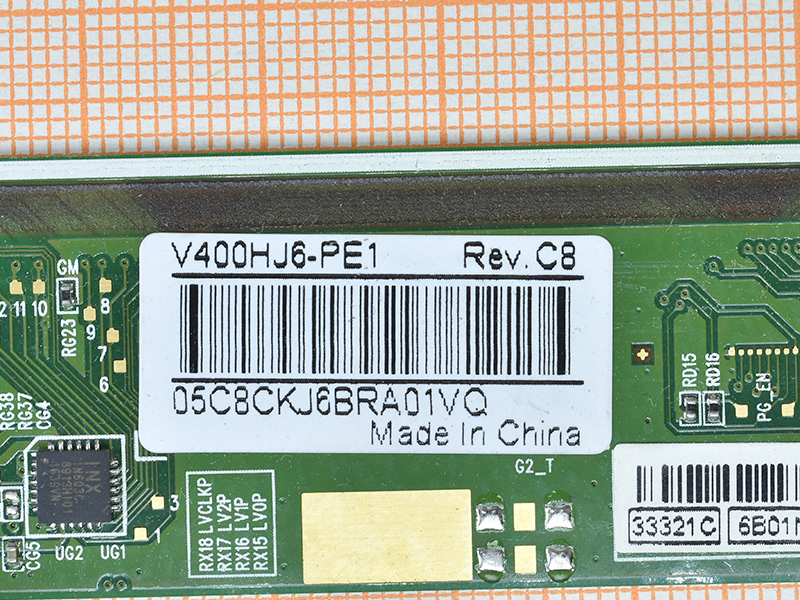 Matrix Board V400HJ6-PE1 REV.C8 Matrix Board V400HJ6-PE1 REV.C8