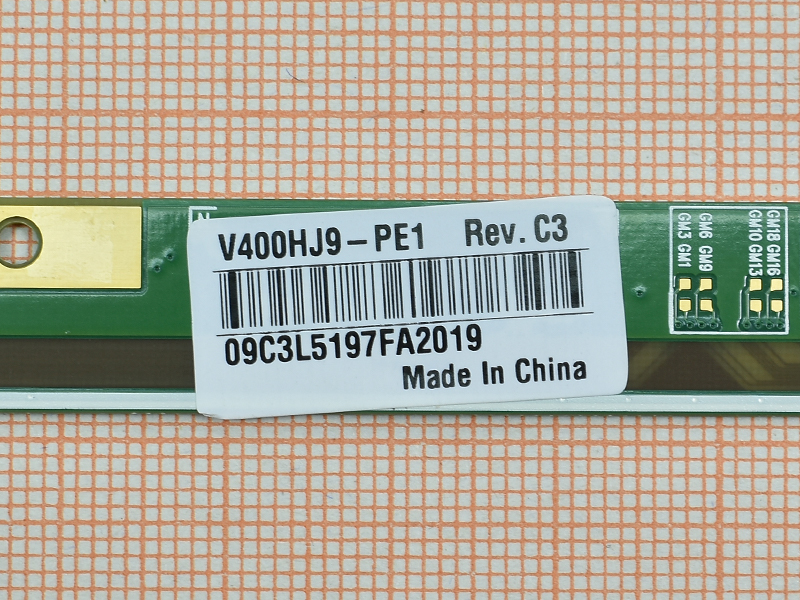 Matrix Board V400HJ9-PE1 REV.C3 Matrix Board V400HJ9-PE1 REV.C3