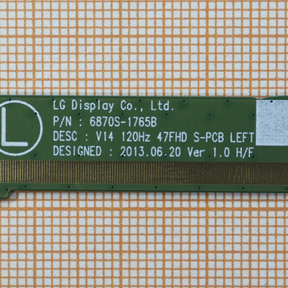 Matrix Board 6870S-1765B V14 120Hz 47FHD S-PCB LEFT