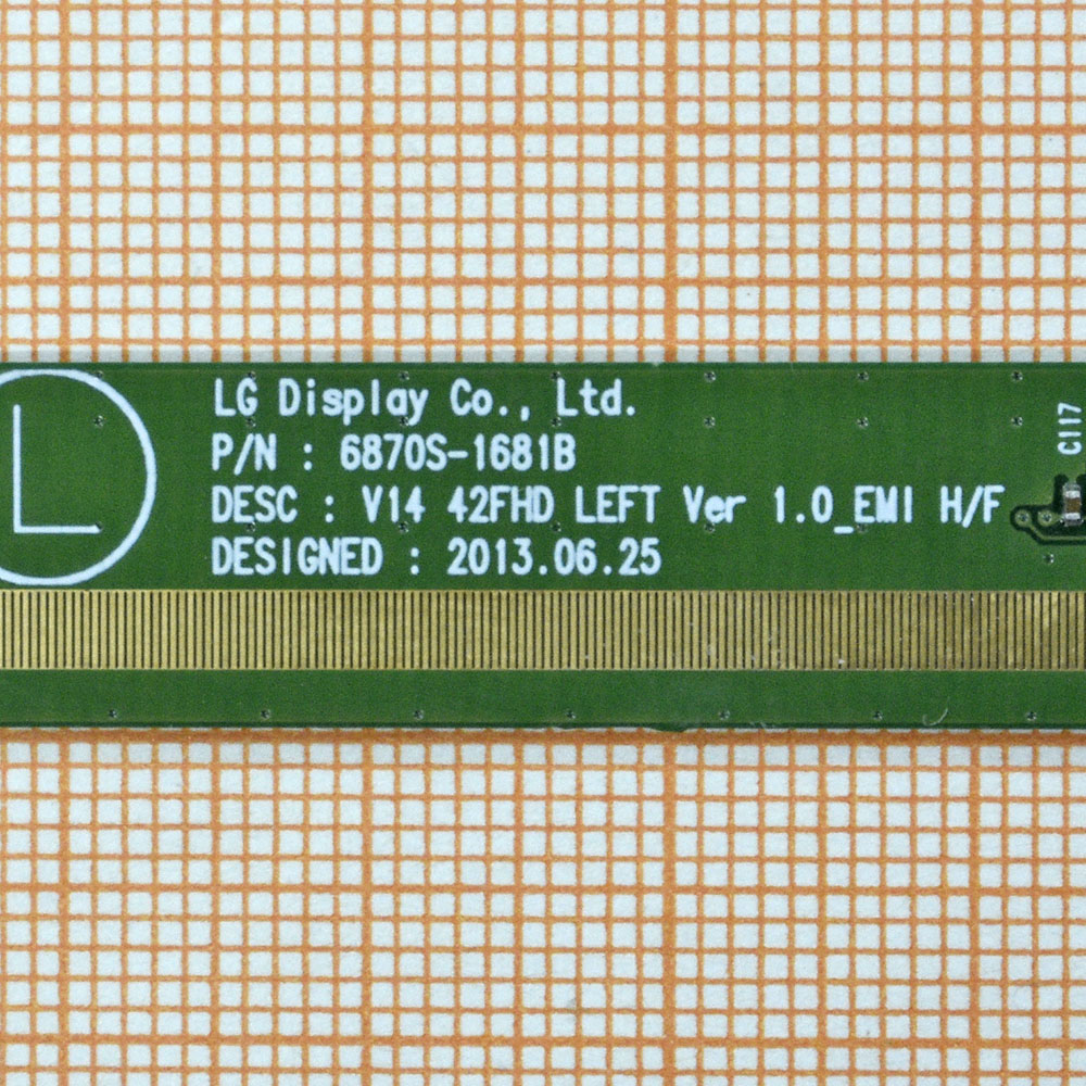 Matrix Board 6870S-1681B,V14 42FHD LEFT Ver 1.0