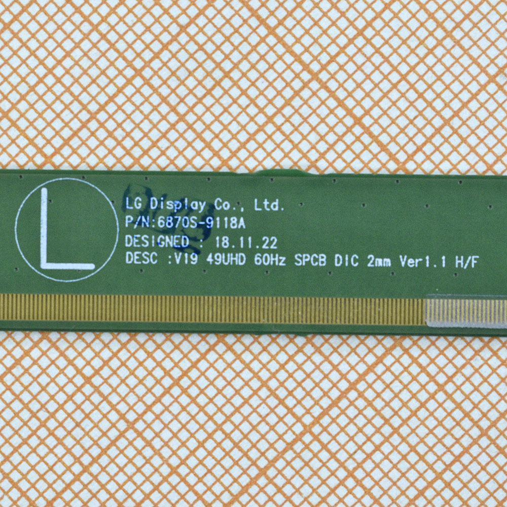 Matrix Board 6870S-9118A, V19 49UHD LEFT  Ver 1.1