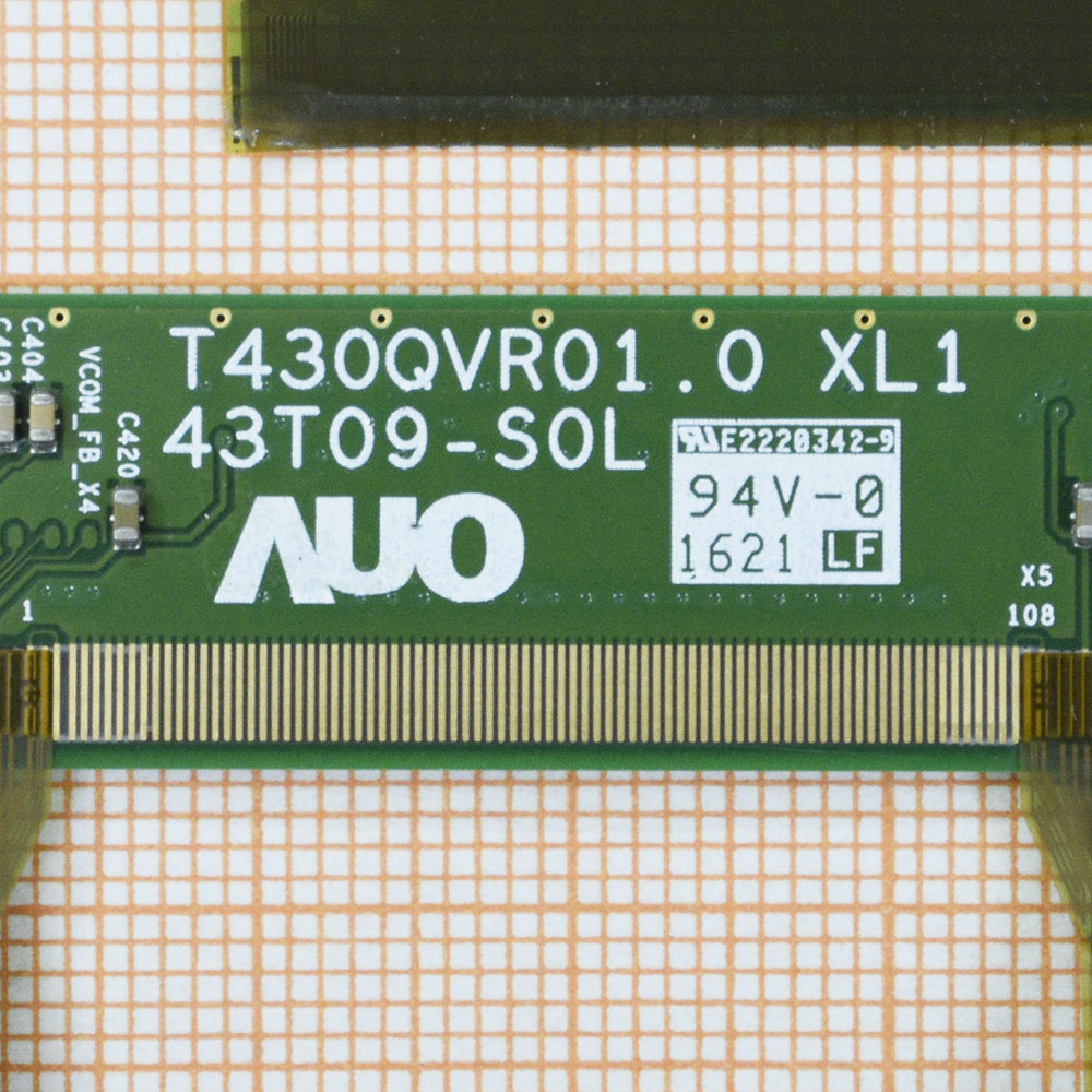 Matrix Board T430QVR01.0 XL1 43T09-S0L