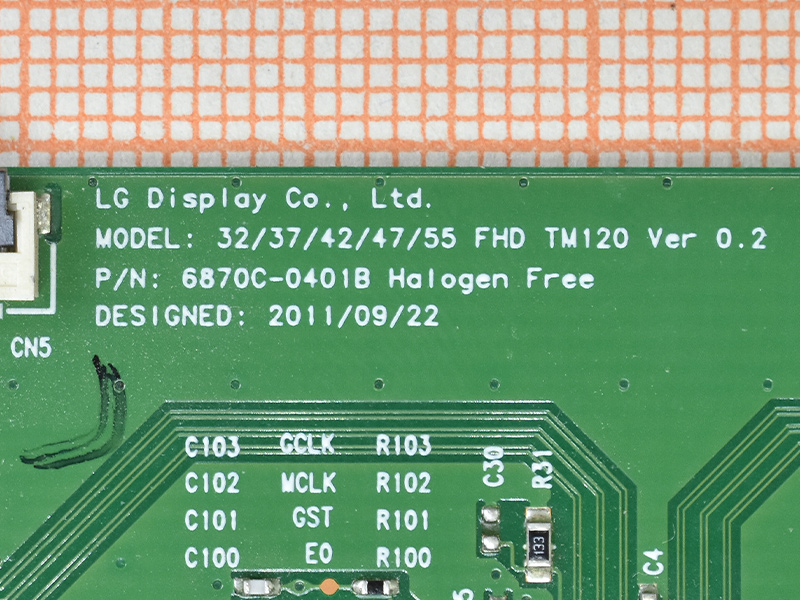 T-Con 6870C-0401B, 32/37/42/47/55 FHD TM120 VER 0.2