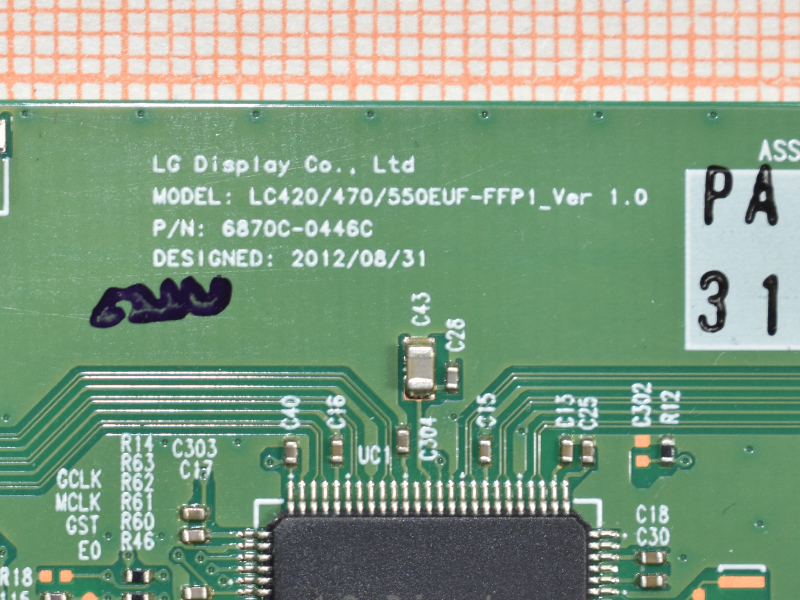 Плата T-Con 6870C-0446C Плата T-Con 6870C-0446C