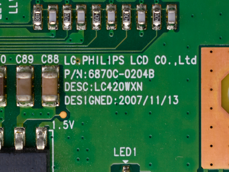 Плата T-Con 6870C-0204B Плата T-Con 6870C-0204B