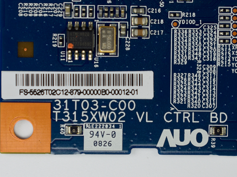 ����� T-Con T315XW02 VL CTRL BD 31T03-C00