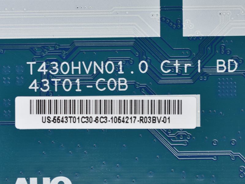  T-Con T430HVN01.0 Ctrl BD 43T01-C0B
