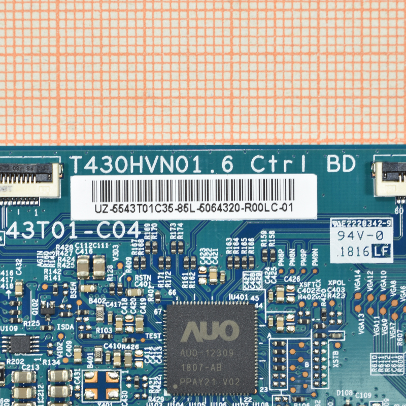  T-Con T430HVN01.6 Ctrl BD 43T01-C04