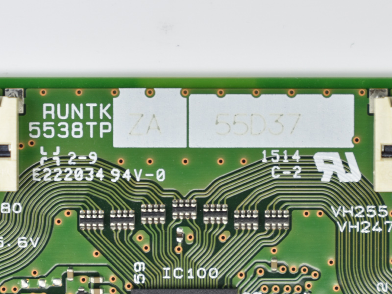 Плата T-Con RUNTK 5538TP ZA 55D37 Плата T-Con RUNTK 5538TP ZA 55D37