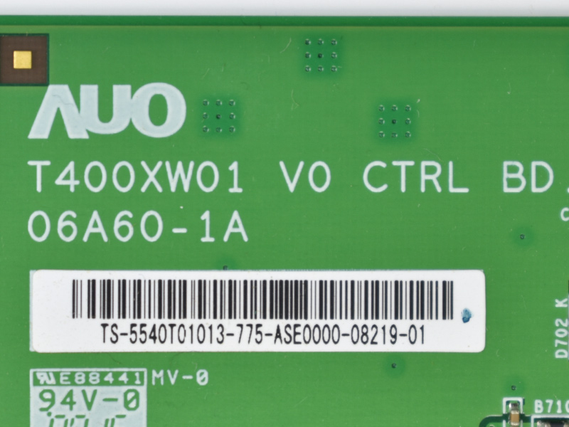 Плата T-Con T400XW01 V0 CTRL BD 06A60-1 Плата T-Con T400XW01 V0 CTRL BD 06A60-1