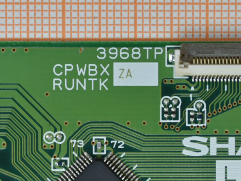 ����� T-Con CPWBX RUNTK 3968TP