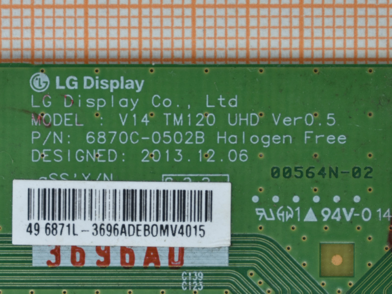 Плата T-Con 6870C-0502B Плата T-Con 6870C-0502B