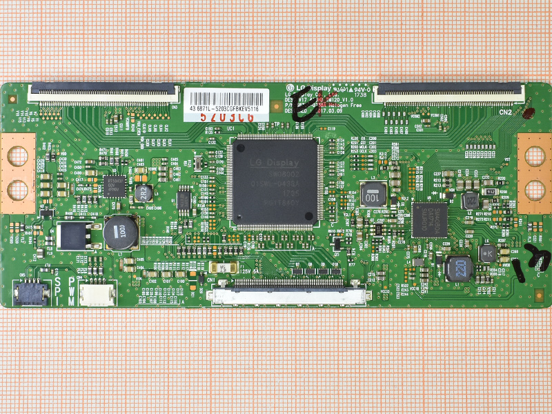  T-Con 6870C-0738A, V17 43UHD TM120 V1.0
