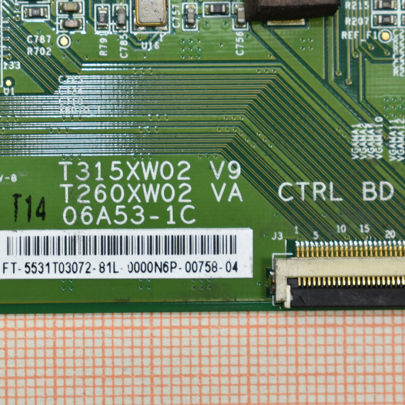  T-Con T315XW02 V9 T260XW02 VA  06A53-1C