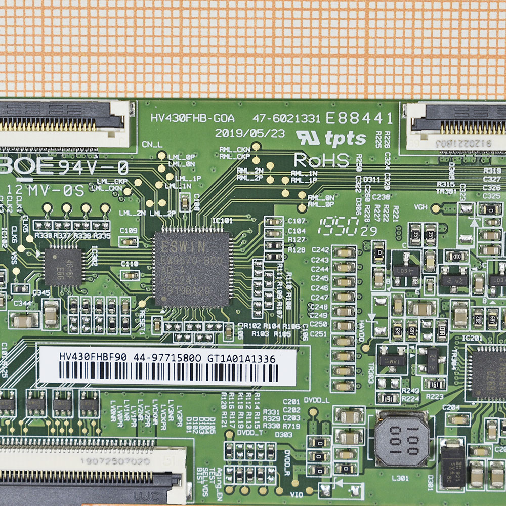  T-Con HV430FHB-GOA 47-6021331