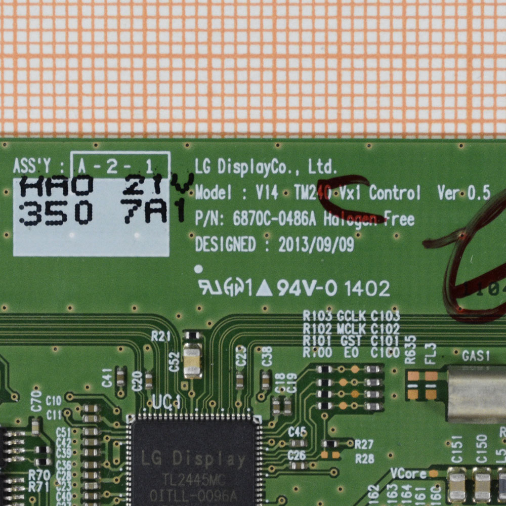 ����� T-Con V14 TM240 V*1 Control Ver0.5 6870C-0486A