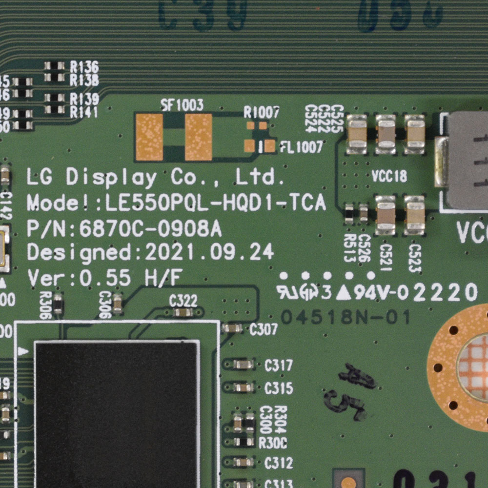 Плата T-Con LE550PQL-HQD1-TCA Плата T-Con LE550PQL-HQD1-TCA