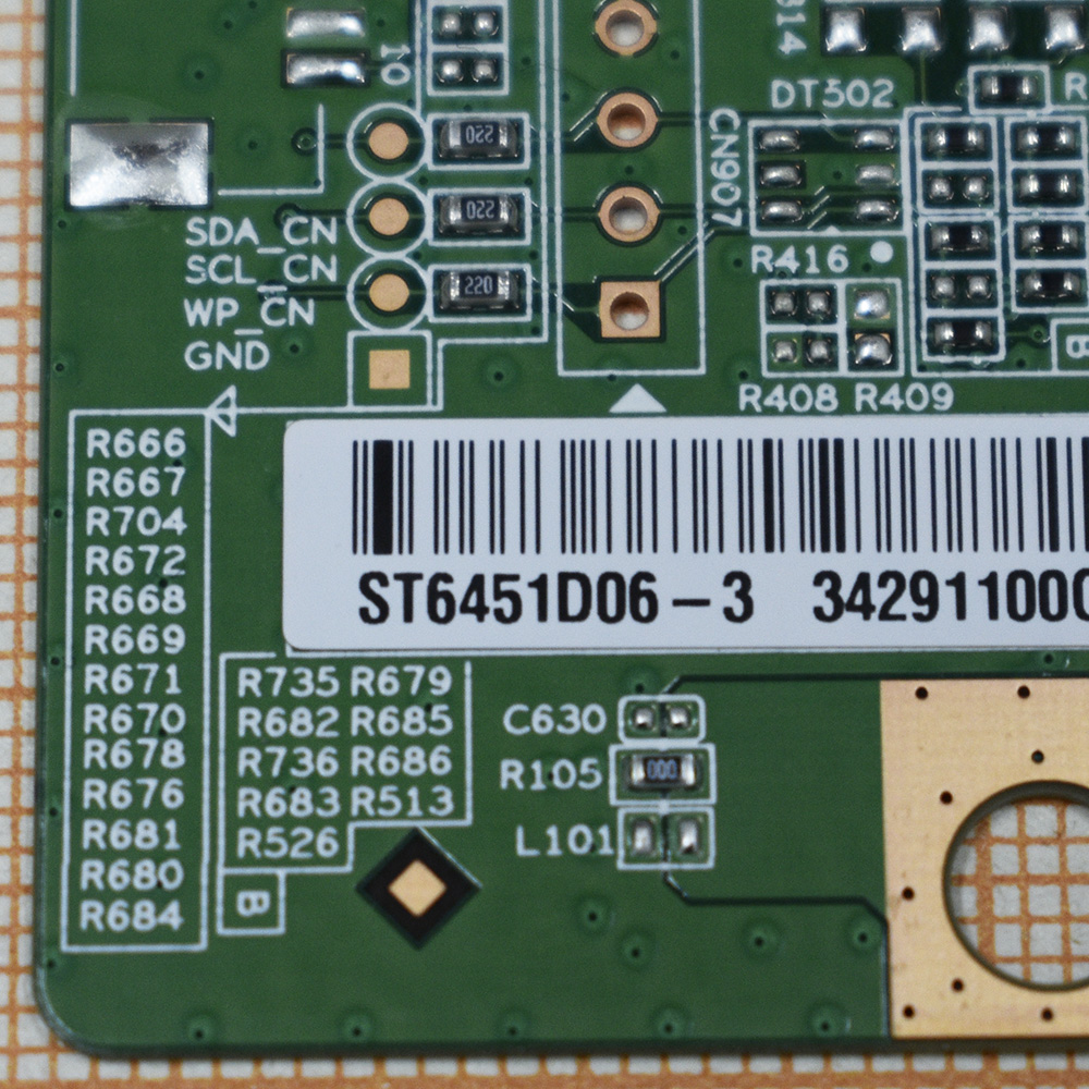 ����� T-Con TD-000P, ST6451D06-3