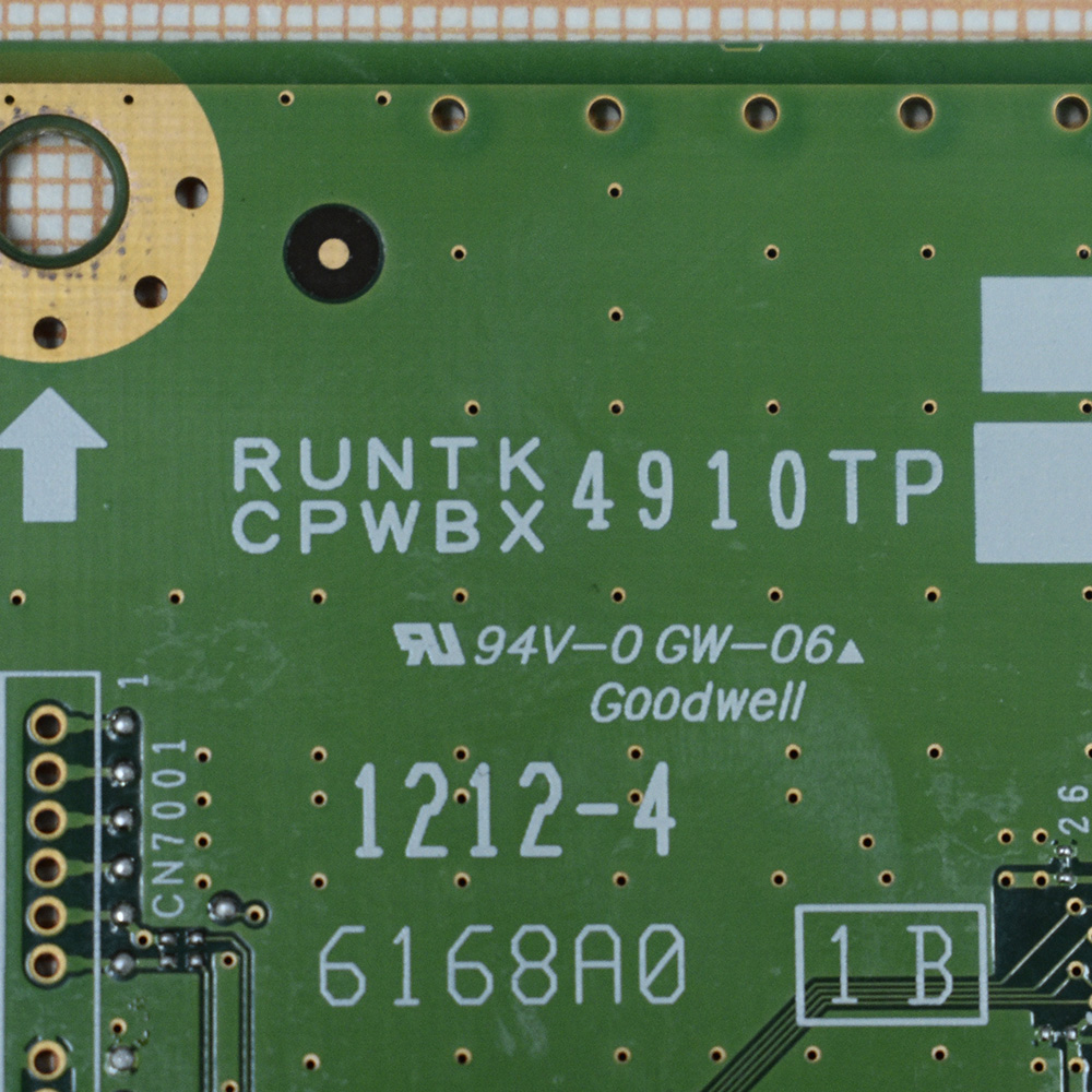����� T-Con RUNTK4910TP, QPWBXF778WJN3